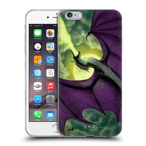 Piya Wannachaiwong Black Dragons Full Moon Soft Gel Case for Apple iPhone 6 Plus / iPhone 6s Plus