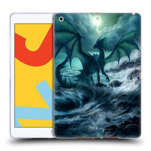 Piya Wannachaiwong Black Dragons Dark Waves Soft Gel Case for Apple iPad 10.2 2019/2020/2021