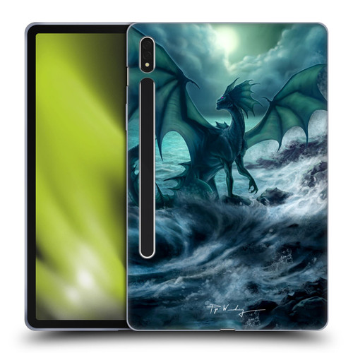 Piya Wannachaiwong Black Dragons Dark Waves Soft Gel Case for Samsung Galaxy Tab S8