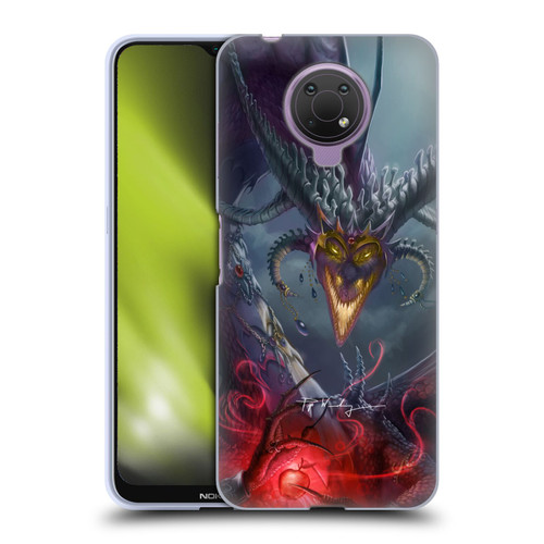 Piya Wannachaiwong Black Dragons Enchanted Soft Gel Case for Nokia G10