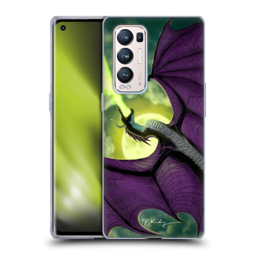 Piya Wannachaiwong Black Dragons Full Moon Soft Gel Case for OPPO Find X3 Neo / Reno5 Pro+ 5G