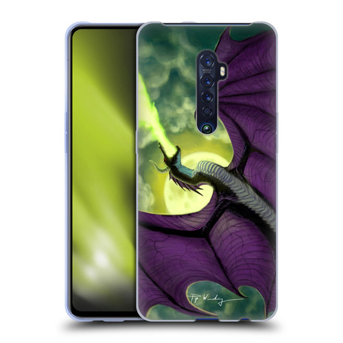 Piya Wannachaiwong Black Dragons Full Moon Soft Gel Case for OPPO Reno 2