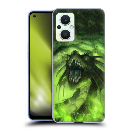 Piya Wannachaiwong Black Dragons Among Skulls Soft Gel Case for OPPO Reno8 Lite