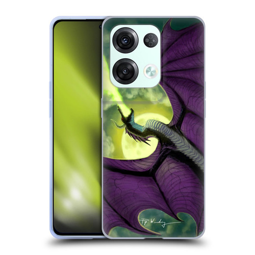 Piya Wannachaiwong Black Dragons Full Moon Soft Gel Case for OPPO Reno8 Pro