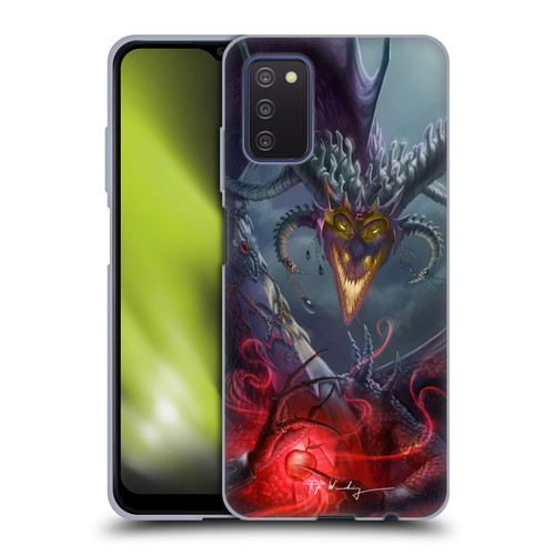 Piya Wannachaiwong Black Dragons Enchanted Soft Gel Case for Samsung Galaxy A03s (2021)