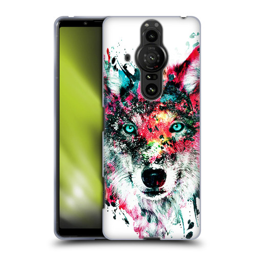 Riza Peker Animals Wolf Soft Gel Case for Sony Xperia Pro-I