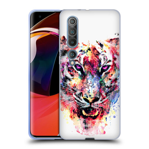 Riza Peker Animals Eye Of The Tiger Soft Gel Case for Xiaomi Mi 10 5G / Mi 10 Pro 5G