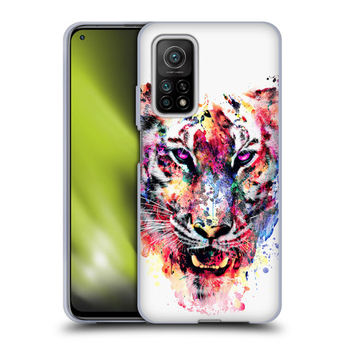Riza Peker Animals Eye Of The Tiger Soft Gel Case for Xiaomi Mi 10T 5G