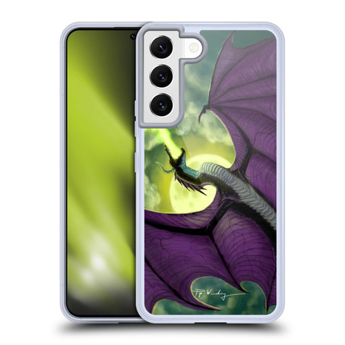 Piya Wannachaiwong Black Dragons Full Moon Soft Gel Case for Samsung Galaxy S22 5G