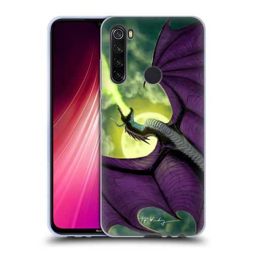 Piya Wannachaiwong Black Dragons Full Moon Soft Gel Case for Xiaomi Redmi Note 8T