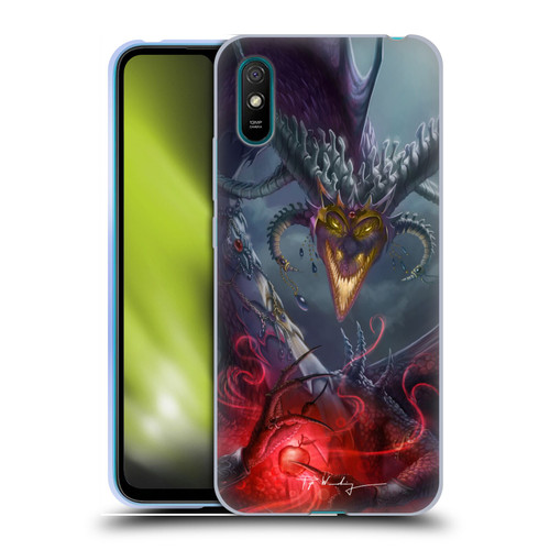 Piya Wannachaiwong Black Dragons Enchanted Soft Gel Case for Xiaomi Redmi 9A / Redmi 9AT
