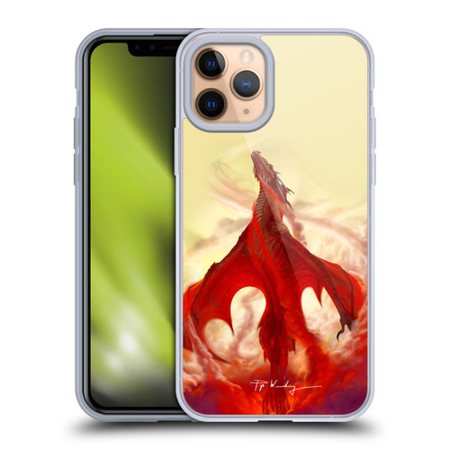 Piya Wannachaiwong Dragons Of Fire Mighty Soft Gel Case for Apple iPhone 11 Pro