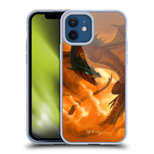 Piya Wannachaiwong Dragons Of Fire Sunrise Soft Gel Case for Apple iPhone 12 / iPhone 12 Pro