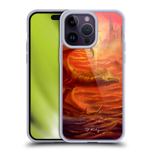 Piya Wannachaiwong Dragons Of Fire Lakeside Soft Gel Case for Apple iPhone 14 Pro Max