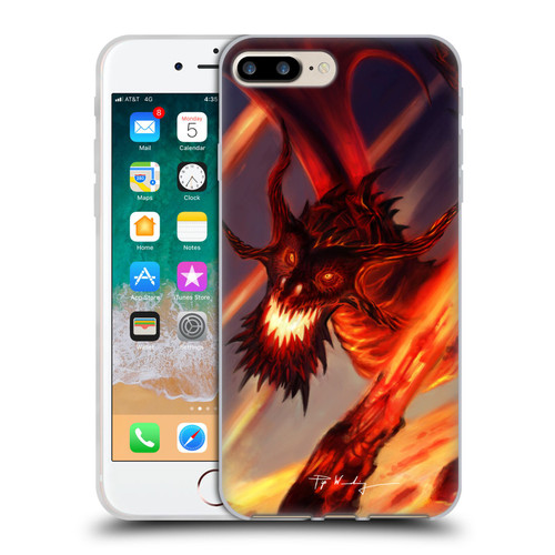 Piya Wannachaiwong Dragons Of Fire Soar Soft Gel Case for Apple iPhone 7 Plus / iPhone 8 Plus