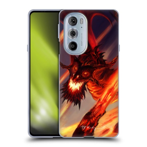 Piya Wannachaiwong Dragons Of Fire Soar Soft Gel Case for Motorola Edge X30