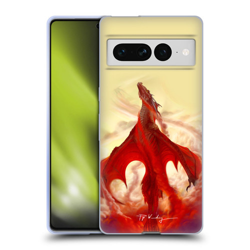 Piya Wannachaiwong Dragons Of Fire Mighty Soft Gel Case for Google Pixel 7 Pro
