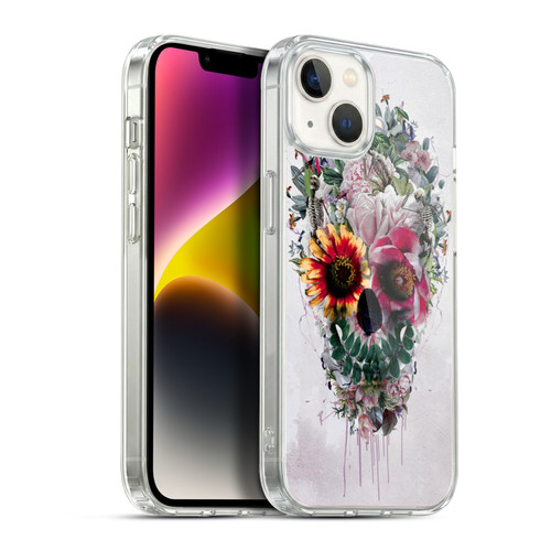Riza Peker Skulls 6 Sugar Soft Gel Case for Apple iPhone 14 Plus & MagSafe