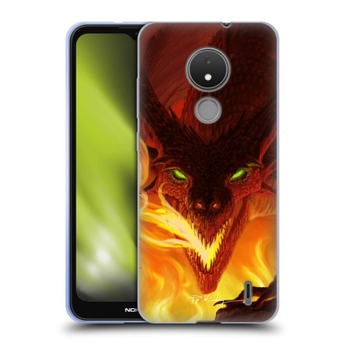 Piya Wannachaiwong Dragons Of Fire Glare Soft Gel Case for Nokia C21