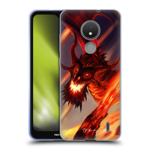 Piya Wannachaiwong Dragons Of Fire Soar Soft Gel Case for Nokia C21