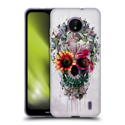 Riza Peker Skulls 6 Sugar Soft Gel Case for Nokia C10 / C20