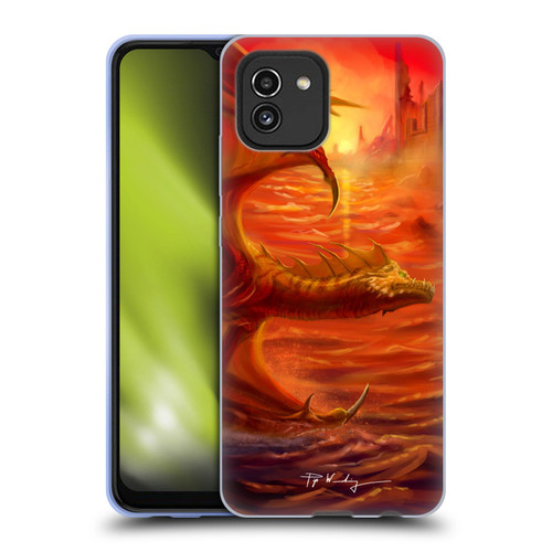 Piya Wannachaiwong Dragons Of Fire Lakeside Soft Gel Case for Samsung Galaxy A03 (2021)