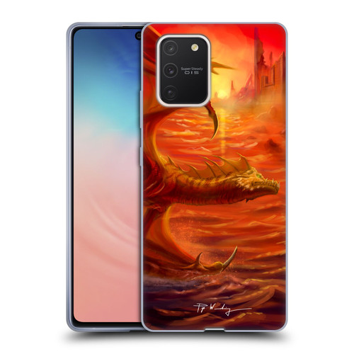 Piya Wannachaiwong Dragons Of Fire Lakeside Soft Gel Case for Samsung Galaxy S10 Lite