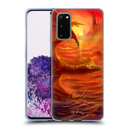 Piya Wannachaiwong Dragons Of Fire Lakeside Soft Gel Case for Samsung Galaxy S20 / S20 5G