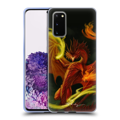 Piya Wannachaiwong Dragons Of Fire Magical Soft Gel Case for Samsung Galaxy S20 / S20 5G