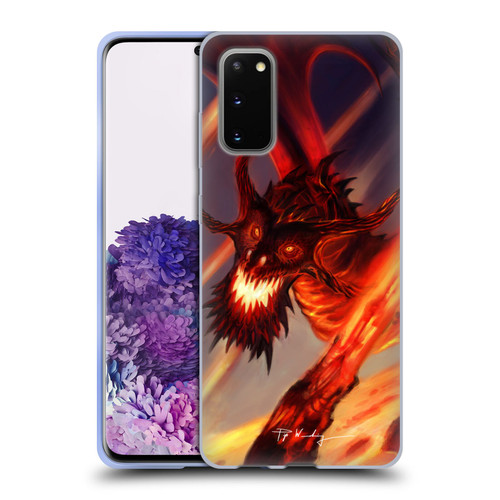 Piya Wannachaiwong Dragons Of Fire Soar Soft Gel Case for Samsung Galaxy S20 / S20 5G