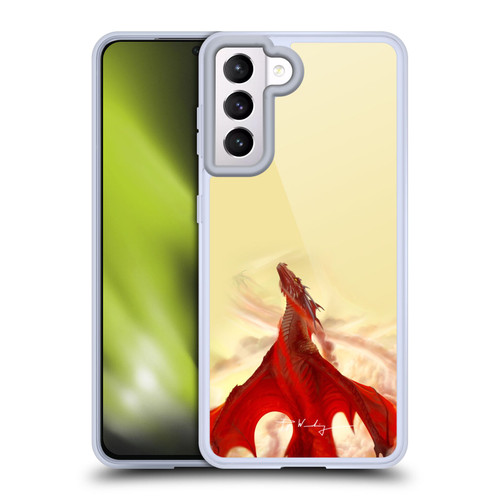 Piya Wannachaiwong Dragons Of Fire Mighty Soft Gel Case for Samsung Galaxy S21 5G