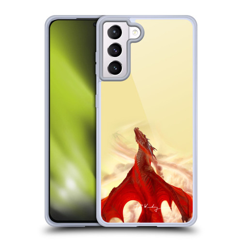 Piya Wannachaiwong Dragons Of Fire Mighty Soft Gel Case for Samsung Galaxy S21+ 5G
