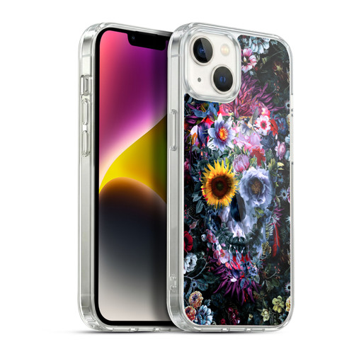 Riza Peker Skulls 9 Skull Soft Gel Case for Apple iPhone 14 Plus & MagSafe