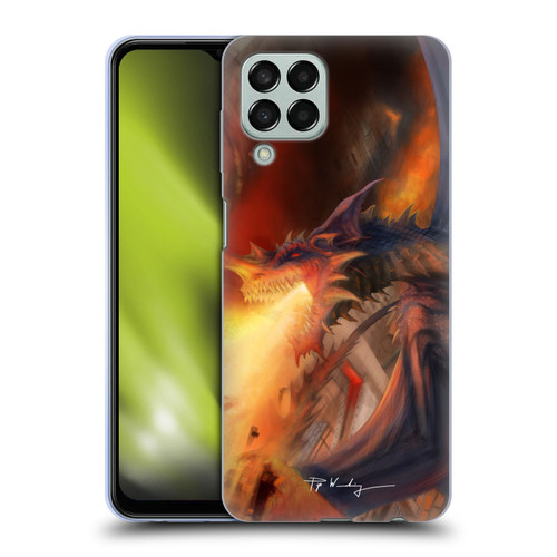 Piya Wannachaiwong Dragons Of Fire Blast Soft Gel Case for Samsung Galaxy M33 (2022)