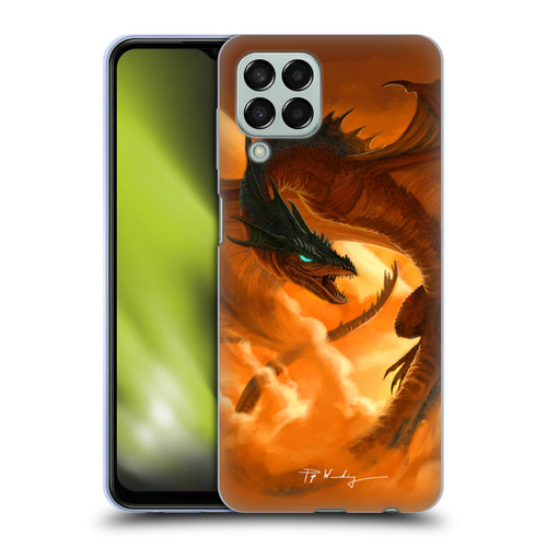 Piya Wannachaiwong Dragons Of Fire Sunrise Soft Gel Case for Samsung Galaxy M33 (2022)