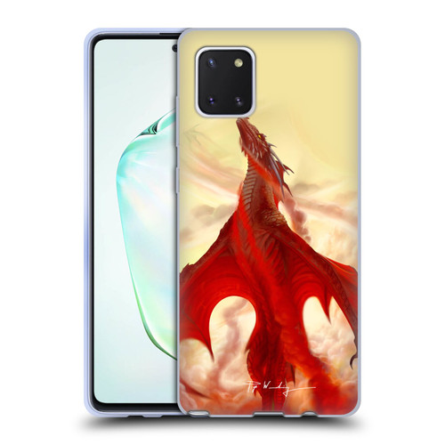 Piya Wannachaiwong Dragons Of Fire Mighty Soft Gel Case for Samsung Galaxy Note10 Lite