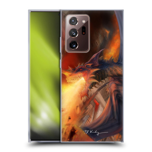 Piya Wannachaiwong Dragons Of Fire Blast Soft Gel Case for Samsung Galaxy Note20 Ultra / 5G