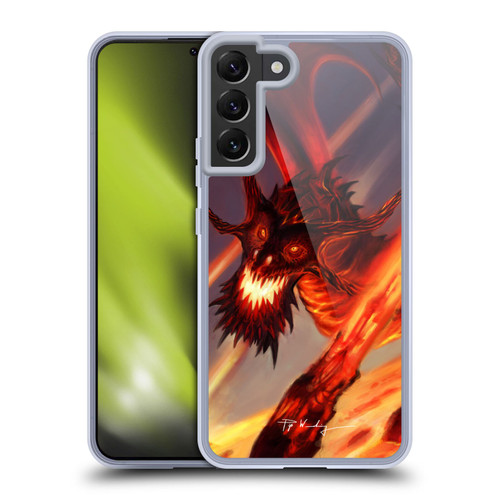 Piya Wannachaiwong Dragons Of Fire Soar Soft Gel Case for Samsung Galaxy S22+ 5G