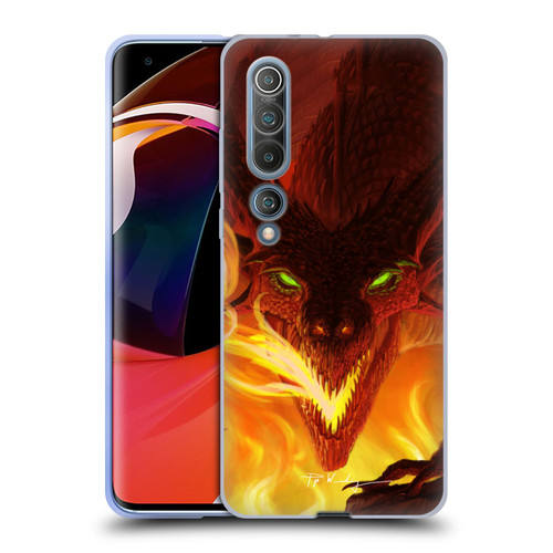Piya Wannachaiwong Dragons Of Fire Glare Soft Gel Case for Xiaomi Mi 10 5G / Mi 10 Pro 5G