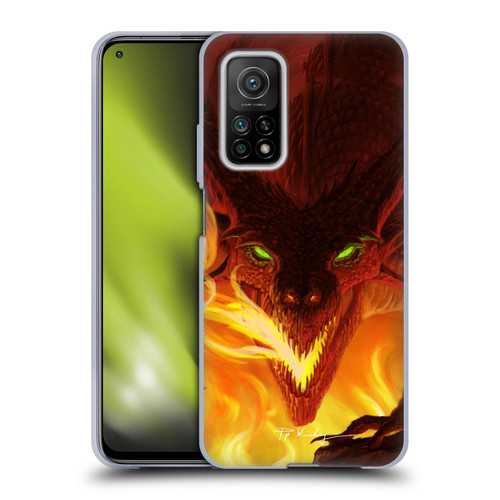 Piya Wannachaiwong Dragons Of Fire Glare Soft Gel Case for Xiaomi Mi 10T 5G