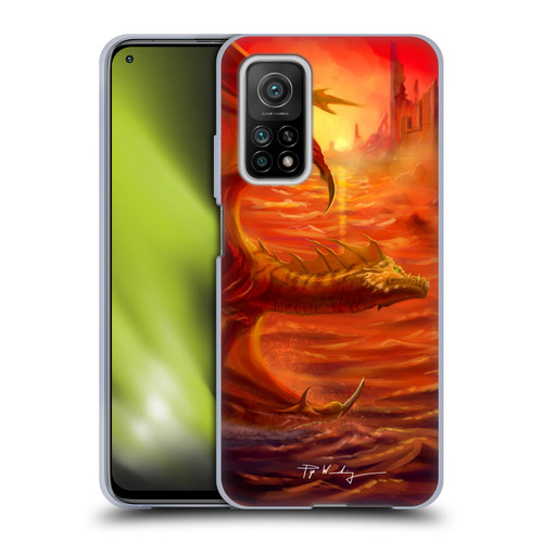 Piya Wannachaiwong Dragons Of Fire Lakeside Soft Gel Case for Xiaomi Mi 10T 5G