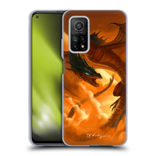 Piya Wannachaiwong Dragons Of Fire Sunrise Soft Gel Case for Xiaomi Mi 10T 5G