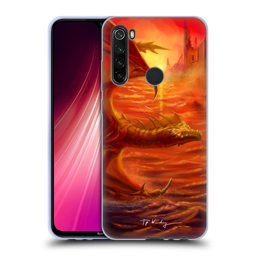 Piya Wannachaiwong Dragons Of Fire Lakeside Soft Gel Case for Xiaomi Redmi Note 8T