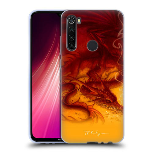 Piya Wannachaiwong Dragons Of Fire Treasure Soft Gel Case for Xiaomi Redmi Note 8T