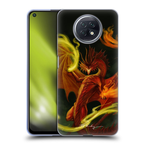 Piya Wannachaiwong Dragons Of Fire Magical Soft Gel Case for Xiaomi Redmi Note 9T 5G