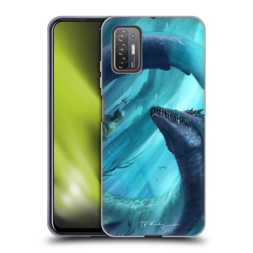 Piya Wannachaiwong Dragons Of Sea And Storms Dragon Of Atlantis Soft Gel Case for HTC Desire 21 Pro 5G