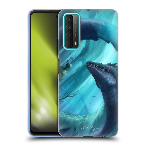 Piya Wannachaiwong Dragons Of Sea And Storms Dragon Of Atlantis Soft Gel Case for Huawei P Smart (2021)