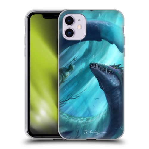 Piya Wannachaiwong Dragons Of Sea And Storms Dragon Of Atlantis Soft Gel Case for Apple iPhone 11