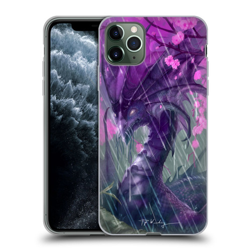 Piya Wannachaiwong Dragons Of Sea And Storms Spring Rain Dragon Soft Gel Case for Apple iPhone 11 Pro Max