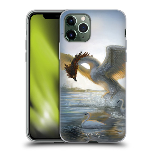 Piya Wannachaiwong Dragons Of Sea And Storms Swan Dragon Soft Gel Case for Apple iPhone 11 Pro